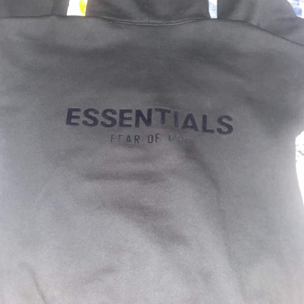 Fear of God Essentials Black Sweatshirt